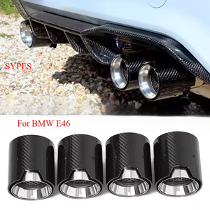 Tubos de escape de coche SYPES para <span class=keywords><strong>BMW</strong></span> E36 <span class=keywords><strong>E46</strong></span> 316i 318i 320i 325i 330i <span class=keywords><strong>330d</strong></span> Actualización de fibra de carbono M rendimiento punta de silenciador de punta de escape - Product Image 4