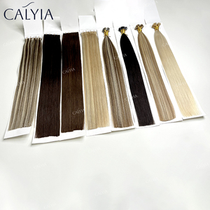Extension e Parrucche di Capelli Russi con Cheratina Italiana Pre-Bonded, Remy, Vergini, con Cuticole Allineate, a Punta U/V/I/Piatta - Product Image 3