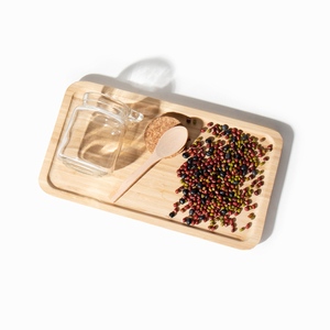 50ml 100ml 4 oz gia vị muối Mứt Mật Ong lọ thủy tinh với muỗng và nút chai bằng gỗ - Product Image 3