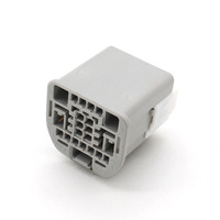 Conector de Cableado Eléctrico Automotriz Hembra de 21 Pines 6098-7122 Gris para Ford