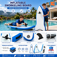 Plateforme gonflable pour jet ski pour enfants, moteur électrique, piscine, SUP, planche de plongée, matériau PVC, garantie 1 an