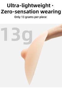 Coussinets <span class=keywords><strong>de</strong></span> soutien-gorge en silicone lavables et réutilisables avec pointe 3D surélevée pour robes dos nu - Product Image 4