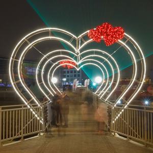 <span class=keywords><strong>Obbo</strong></span> 2024ไฟอุโมงค์แบบโค้ง LED ไฟสำหรับเดินผ่านเทศกาลฤดูใบไม้ผลิปีใหม่มีดีไซน์ตามต้องการ - Product Image 5