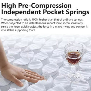 Home Bedroom Latex Independent Spring <b>Mattresses</b> Luxury Hotel Pocket Spring Gel <b>Memory</b> <b>Foam</b> <b>Mattresses</b> - Product Image 5