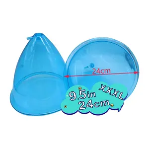 Novo tamanho XXXL 24cm 2100ml 9.5in bunda copos para máquina BBL mama alargamento vácuo xxxl pontas copo mega nádega copos