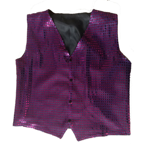 Gilet de danse brillant à paillettes HZO-25064 pour <span class=keywords><strong>costume</strong></span> de fête adulte enfant pour filles et garçons gilets de <span class=keywords><strong>costume</strong></span> de fête <span class=keywords><strong>disco</strong></span> - Product Image 5