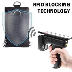 Wholesale RFID Blocking Small <strong>Wallet</strong> with Id Transparent Window Waterproof <strong>Travel</strong> <strong>Wallet</strong> for Men <strong>Women</strong> - Product Image 4