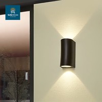 Lampe murale extérieure en aluminium étanche à LED pour usage extérieur, éclairage de jardin, escalier, décoration de la maison, garantie de 3 ans, 50000 heures