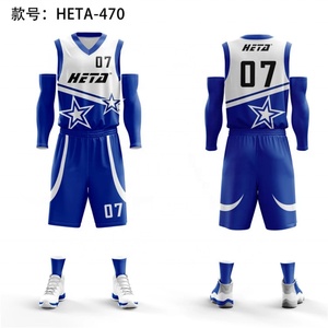 Youth College Basketball Uniforms Breathable Basketball Jersey Custom Men Training Wear Basketball Wear <b>Vest</b> Shorts Set - Product Image 2