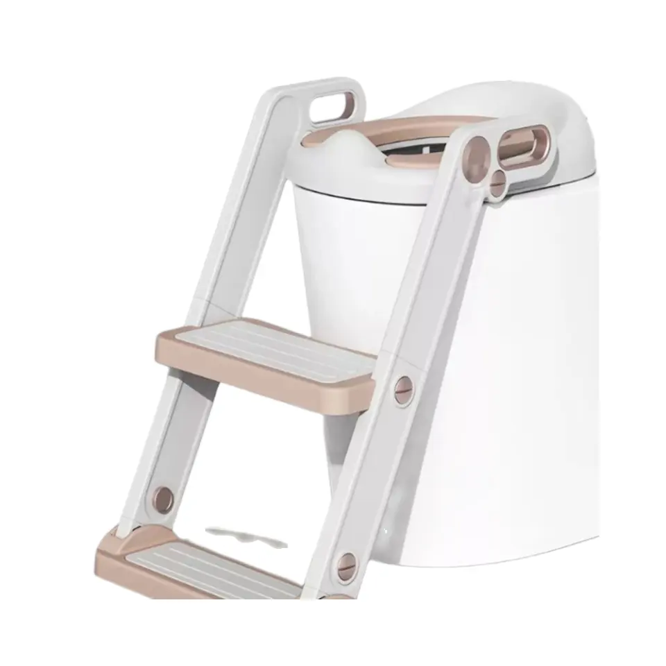 Kinder Toiletbril Trap-Type Toliet Trainer Baby Onafhankelijk Toilet Comfortabele Veilige Potje Stoel Met Anti-Slip Pads Ladder