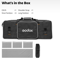 Ensemble de support d'éclairage pour flash de studio photo Godox CB-05, sac de transport pour photographie en extérieur, sac de rangement portable