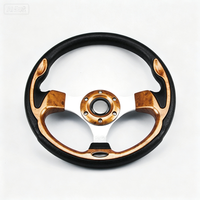 Volant de course universel pour voiturette de golf, en aluminium et PU, pour drift sportif
