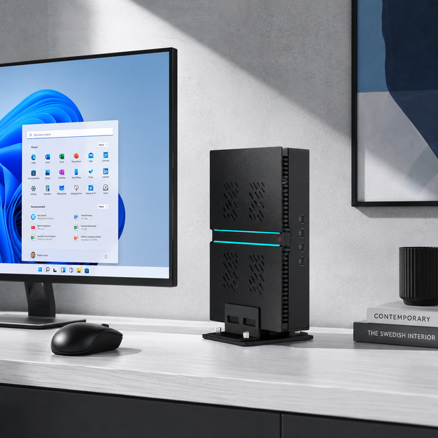 Msecore MV300 Gaming Mini PC Intel 14th Gen I9 I7  RTX 4070 12GB DDR5 64GB RAM WiFi 6E BT5.3 Dual LAN 8K Desktop Computer