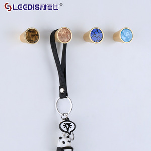 Wall Mounted Clothes Hooks Round Polished Die Casting Heavy Duty For Wardrobe Door Drawer Organizer 6415 - Product Image 3