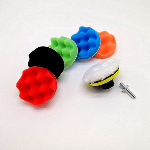 2019 Venta caliente 8 de 3 pulgadas de espuma de polaco kits de pastillas esponja pulido pad polaco para coche - Product Image 1