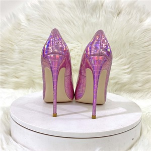 Pumps de luxe brillantes de haute qualité pour femmes, chaussures en cristal, sexy, jolies, talons hauts - Product Image 4