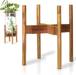 Support pour plantes d'<span class=keywords><strong>intérieur</strong></span> en bois dur d'acacia, support pour jardinière en pot, support pour plantes d'<span class=keywords><strong>intérieur</strong></span>, <span class=keywords><strong>piédestal</strong></span> extérieur en bois uniquement - Product Image 1