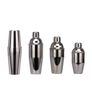 Ensemble de shaker à cocktails pour débutants Ensemble complet de bouilloires en acier inoxydable à manivelle Équipement professionnel de mélange de cocktails - Product Image 5