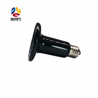 LANCHUANG Chauffage d'appoint électrique portable infrarouge céramique 100W avec douille E27, sans lumière émise, adapté aux animaux domestiques, pour la réchauffe des champignons