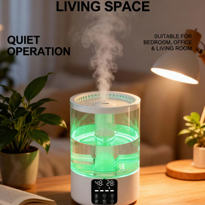 Máy tạo độ ẩm tinh dầu 5L bán trực tiếp từ nhà máy, đèn LED, máy khuếch tán tinh dầu cho phòng ngủ gia đình - Product Image 6