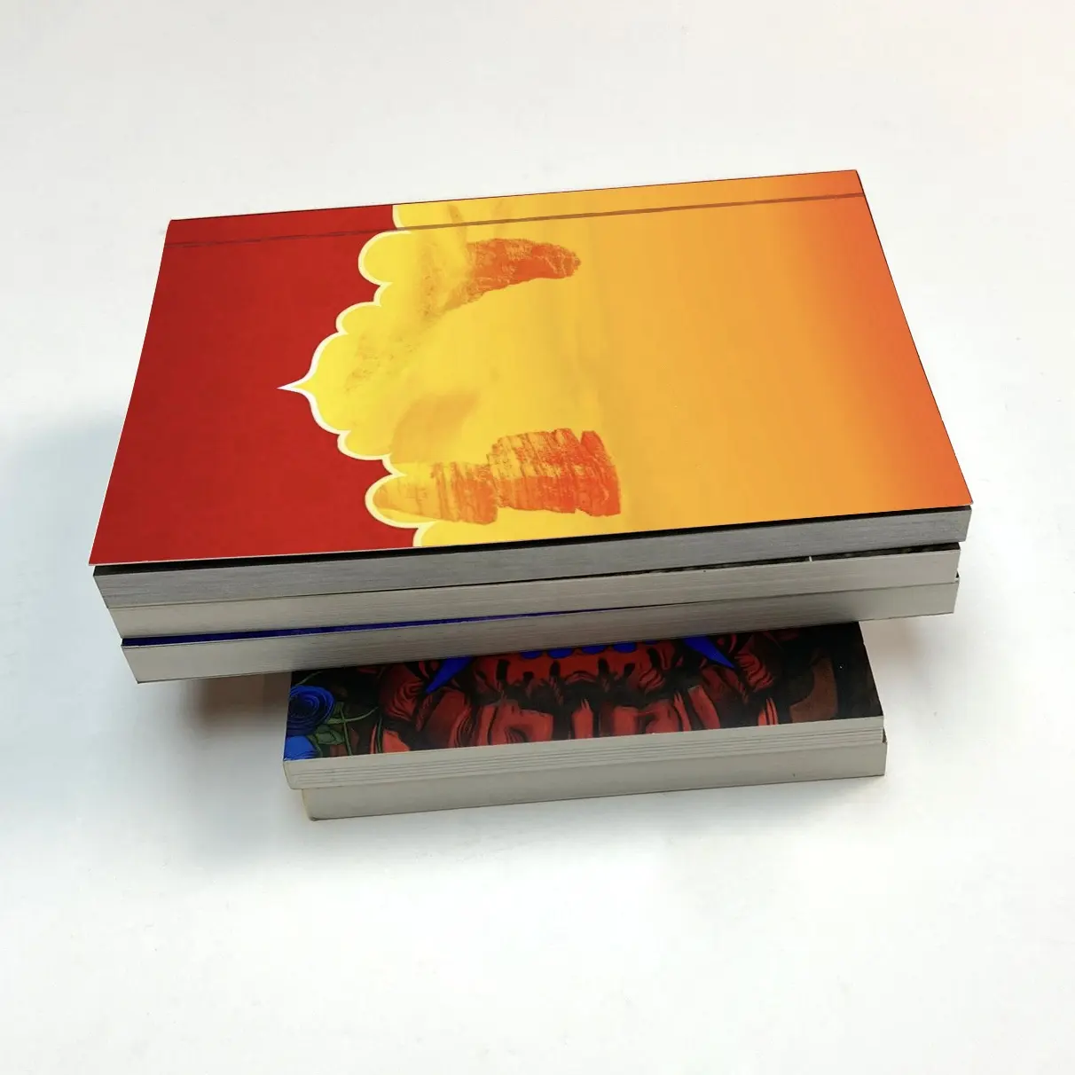 Oyun kartları için 2024 broşür özellikleri tarot yüksek kalite baskılı mükemmel ciltli kitaplar, dergiler
