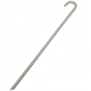 57476C # Estacas de tierra de barra de refuerzo galvanizada de acero de alta calidad Clavijas de tienda duraderas de 12mm de diámetro para actividades al aire libre - Product Image 2