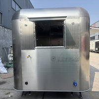 Cogsun Camions de restauration mobiles de bonne qualité, remorques alimentaires mobiles, chariot à hot-dogs avec grill et friteuse, disponibles à la vente