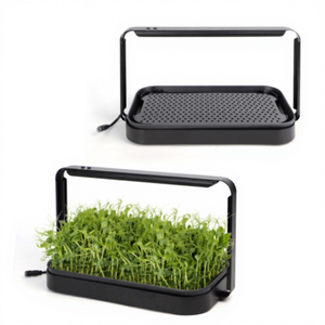 Indoor Electronic Smart Herb &amp; <strong>Microgreens</strong> Hydroponic Growing System with Hanging Home Garden Automation - Product Image 1
