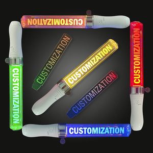 Bastones de Luz LED Personalizados con Logotipo para Conciertos, Lámina Acrílica de 15 Colores, Artículos para Fiestas, Venta Caliente, Modernos, para Bodas - Product Image 1