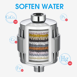 Filtre domestique 15-20 étapes pour éliminer le chlore, le fluorure et les métaux lourds, adoucisseur d'eau dure pour la douche et la purification - Product Image 1