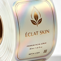 Etiquetas Adhesivas Rectangulares de PET con Logotipo Personalizado, Resistentes al Agua y a los Rayos UV, para Empaquetado, Etiquetas de Vinilo Troqueladas