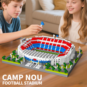 Juguete Educativo Moderno, DIY, Plástico ABS, Estructura de Tribuna Multicapa, Reconstrucción de Escenas, Modelo de <span class=keywords><strong>Campo</strong></span> de Fútbol, Set de Construcción - Product Image 2