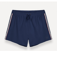 Shorts de détente pour homme, durables et écologiques, style streetwear, 100 % polyester polaire, taille élastique, séchage rapide, respirants, pour usage quotidien