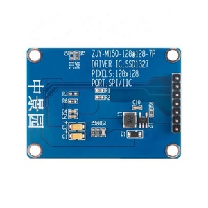 Module d'affichage OLED blanc de 1.5 pouces 128X128 SPI IIC Interface 4Pin 7Pin SSD1327 Résolution du pilote Modules E-Paper de résolution - Product Image 2