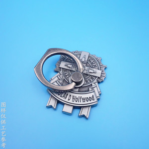 Custom Metal <b>Ring</b> Holder Zinc Alloy Antique Silver <b>Cartoon</b> Anime Phone Stand Desktop Clamp Manual Clip ZHK554213 - Product Image 4