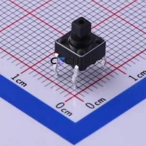 TS-1002T-26 Tactile Switch Through hole Component THT-4P,6x6mm Switch Single Pole Single Throw Rectangle Button Through Hole 6mm - Product Image 1