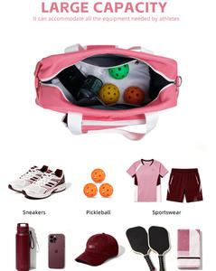 Zaino Portatile Grande Capacità in PU per Racchette <span class=keywords><strong>da</strong></span> Pickleball, Borsa <span class=keywords><strong>da</strong></span> <span class=keywords><strong>Tennis</strong></span>, Borsa per <span class=keywords><strong>Paddle</strong></span>, Borsa <span class=keywords><strong>da</strong></span> Softball per Ragazze, Borsa <span class=keywords><strong>da</strong></span> Trasporto per Badminton con Design per <span class=keywords><strong>Scarpe</strong></span>, per Esterni - Product Image 2