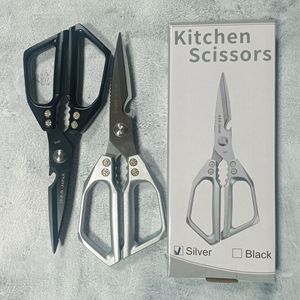 Stainless Steel <b>Kitchen</b> <b>Scissors</b> Multifunctional Sharp Bone Shears for Cutting Chicken Duck Goose Bone Food Prep - Product Image 3