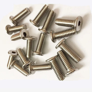 Siêu mỏng đầu phẳng Hex ổ cắm vít M2 M3 M4 M5 M6 M8 #8-32 #10-32 1/4 thép không gỉ siêu thấp đầu máy vít - Product Image 2