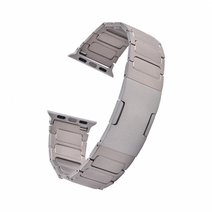 Correa de Reloj JAETIUM de Titanio Sólido de Alta Calidad, Transpirable, para IWatch 11 10 Ultra 3 2 1, Color Titanio Negro, 49mm - Product Image 1