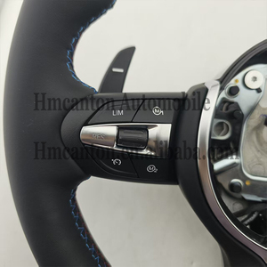 Nuevo Producto, Volante Deportivo con Franja Azul Superior para BMW Serie 5 F30 F10 F32 F90 F80 F82 F87 - Product Image 3