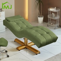 Table de Massage Cosmétique Cils Chaise de Soins de la Peau du Visage Lit de Cils de Beauté Incurvé