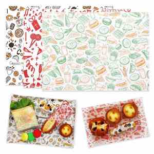 High Quality Sandwich Wrapping Burger Hamburger Food Wrapping <b>Paper</b> Packaging Food Wrap <b>Paper</b> Wood Pulp - Product Image 2