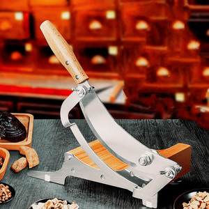 Cortadora tipo guillotina de acero inoxidable para uso doméstico, para medicina china, afilada y pequeña, para cortar carne grasosa, Ganoderma lucidum - Product Image 1