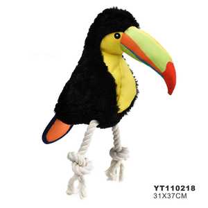 Juguetes especiales personalizados para mascotas, cuerda suave y colorida, juguete para masticar con sonido de hueso para perros, venta al por mayor - Product Image 4