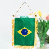 Fournitures pour les fans de la Coupe du monde et de la Coupe d'Afrique 2026, États-Unis, Canada, Mexique, petits drapeaux en satin, mini bannières, décoration de bar