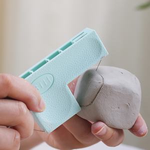 Ligne de découpe de fil BTHPottery modèle BTH227, outil de coupe de fil en acier inoxydable biseauté, outil de sculpture de l'argile - Product Image 1