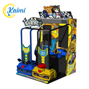 Simulateur de course de chats et de <span class=keywords><strong>souris</strong></span>, machine d'arcade de dessin animé, jeu vidéo commercial <span class=keywords><strong>pour</strong></span> parc d'attractions, garantie 1 an, mouvement en fibre de verre - Product Image 1
