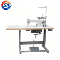 Machine à coudre industrielle à point droit robuste avec moteur, haute vitesse et haute productivité pour l'industrie du vêtement