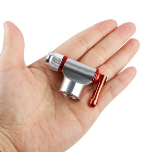 IRONDONKEY lega bici pneumatico aria CO2 pompa Mini bicicletta bicicletta CO2 gonfiatore testa con manicotto isolato <span class=keywords><strong>Set</strong></span> senza gas - Product Image 5